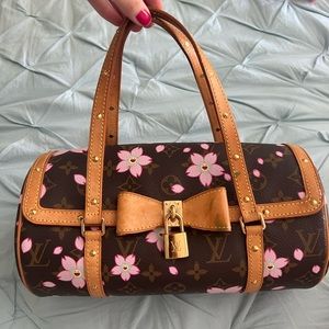 TAKASHI MURAKAMI X LOUIS VUITTON MONOGRAM BLOSSOM PAPILLON 30 (readdescription)